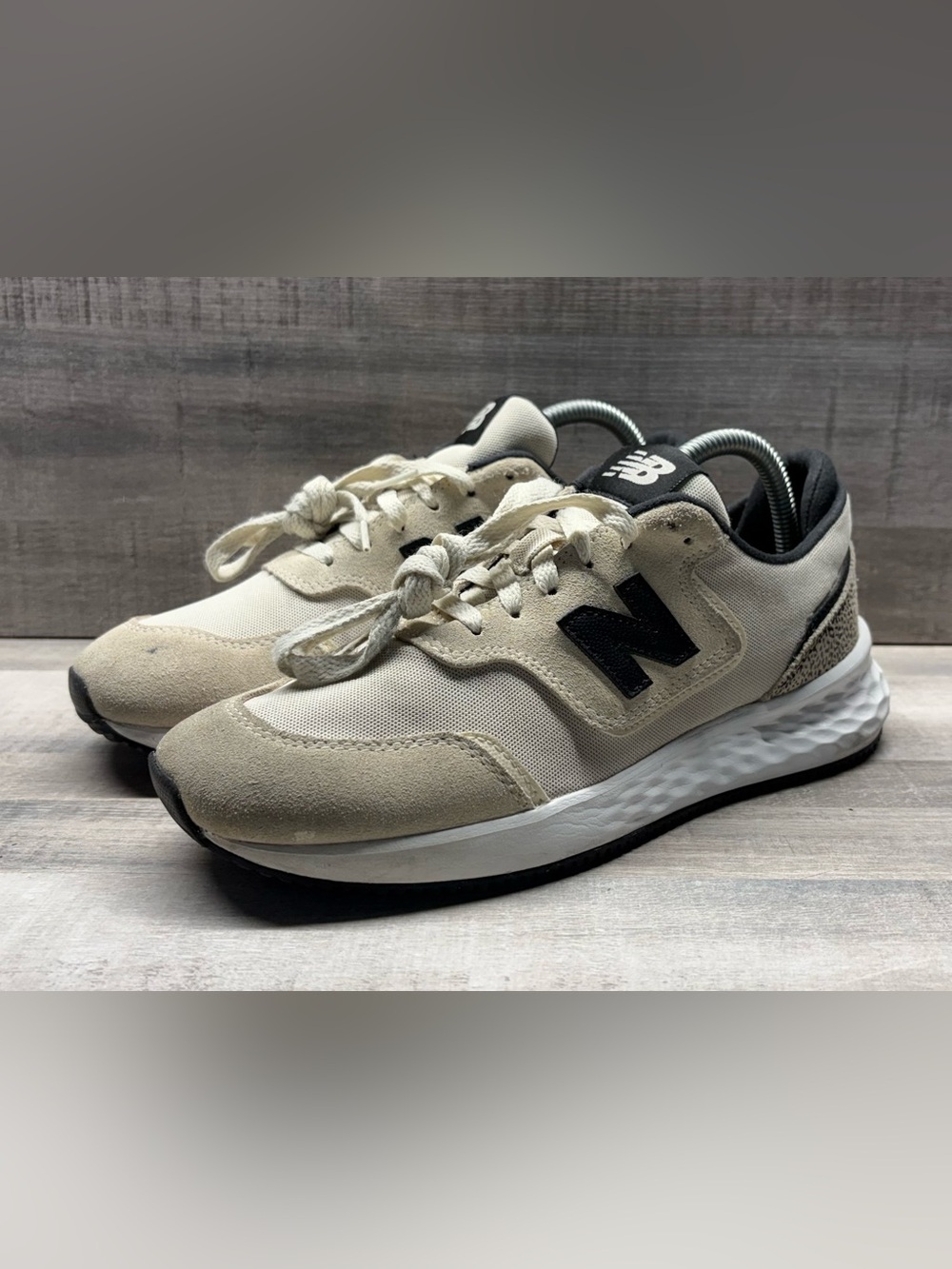 New Balance X-70 Women’s 9.5 Turtle Dove Black Cheetah Fresh Foam WSX70THA